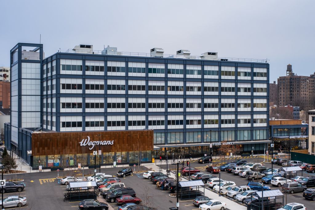 The popular Wegmans at the Brooklyn Navy Yard is part of the Admirals Row redevelopment by Steiner NYC. 